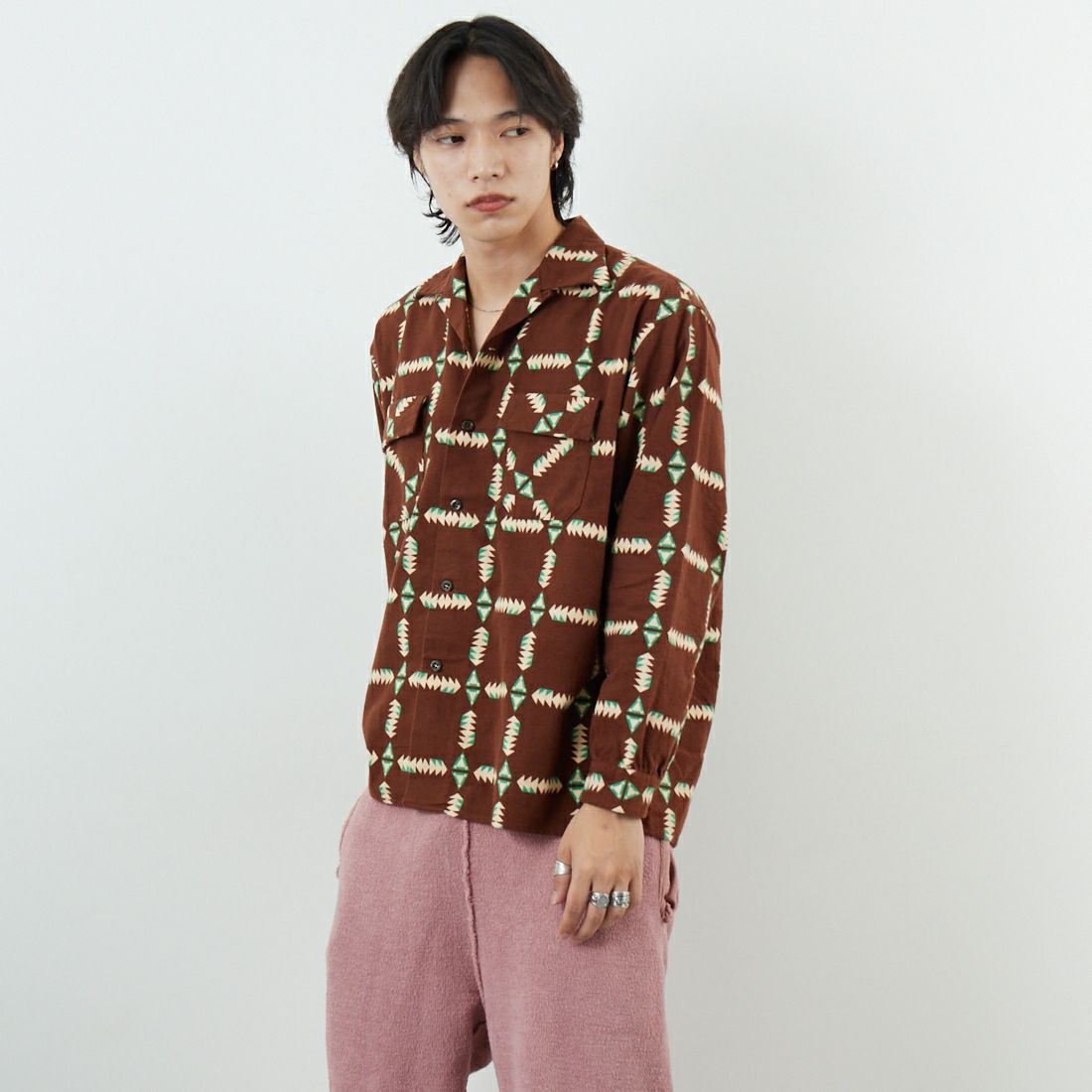 BOWWOW ネルシャツ シャツ BW252-PPSFS XLサイズ BOWWOW - BOW WOW 25FWバウワウ PAINTER'S FLANNEL SHIRT(BW252-PPSFS
