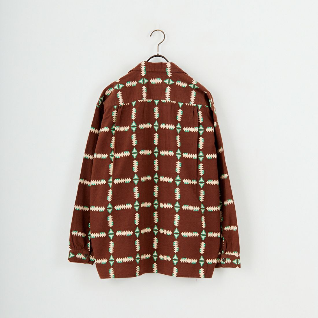 BOW WOW [バウワウ] ナバホプリントフランネルシャツ [BW252-NPFS] BROWN