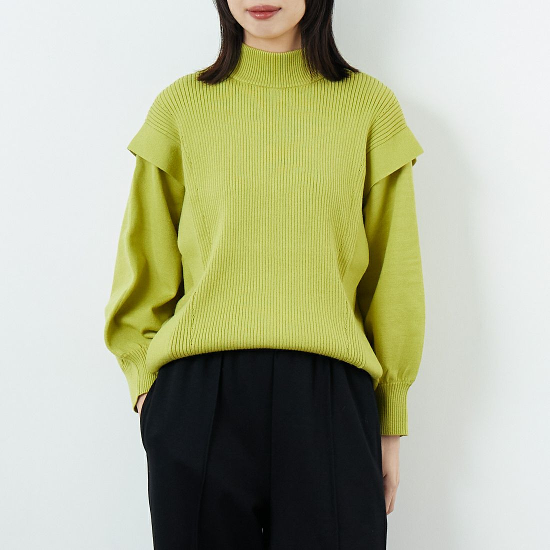 422 ﾗｲﾑ&&モデル身長：162cm 着用サイズ：F&&