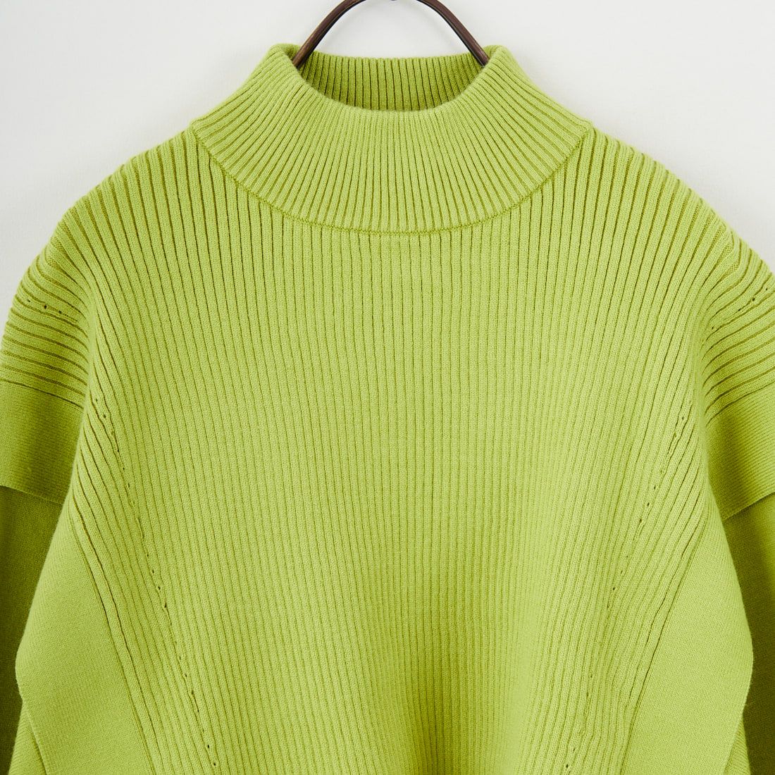 Jf Ready Made [ジェイエフレディメイド] 切替ハイネックリブプルオーバー [3107203] 422 ﾗｲﾑ