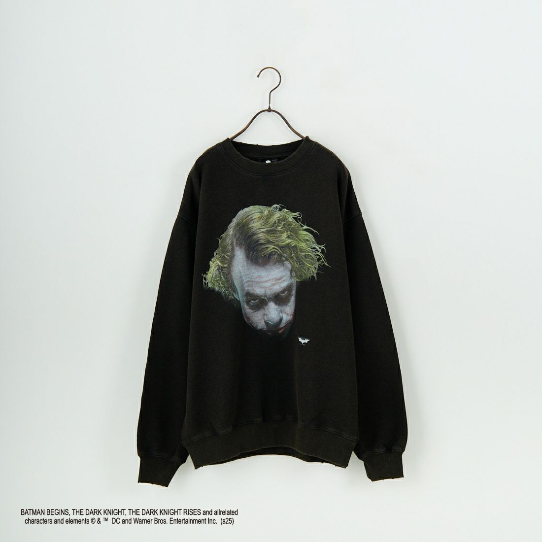 Jeans Factory Clothes [ジーンズファクトリークローズ] ムービーダメージスウェット / THE JOKER [JFC-254-091] BLACK