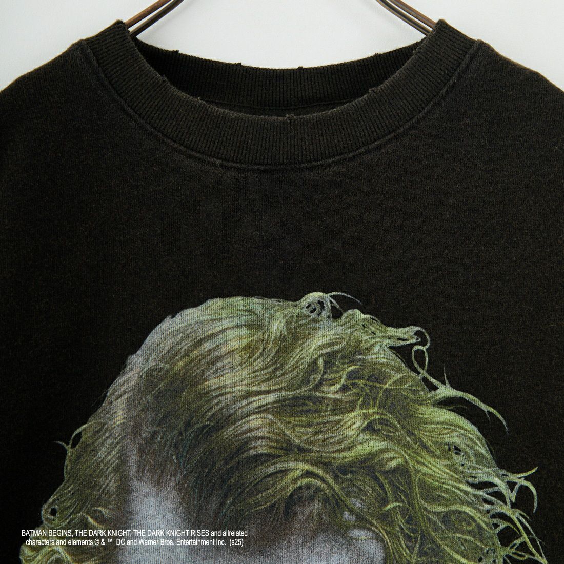 Jeans Factory Clothes [ジーンズファクトリークローズ] ムービーダメージスウェット / THE JOKER [JFC-254-091] BLACK