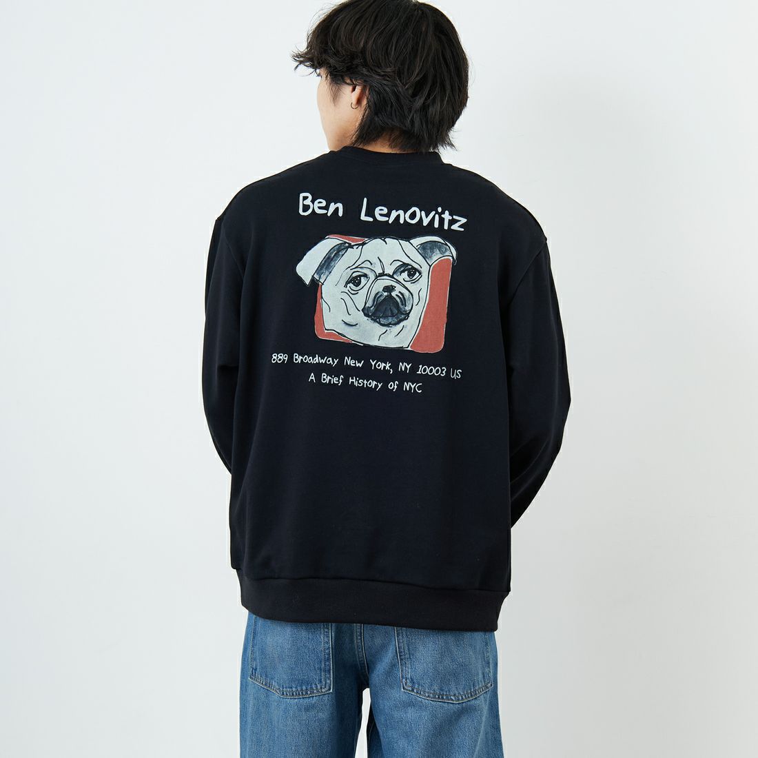 Ben Lenovitz [ベン レノビッツ] 別注 ドッグバックプリントスウェット [BL25F-001IN-JF]