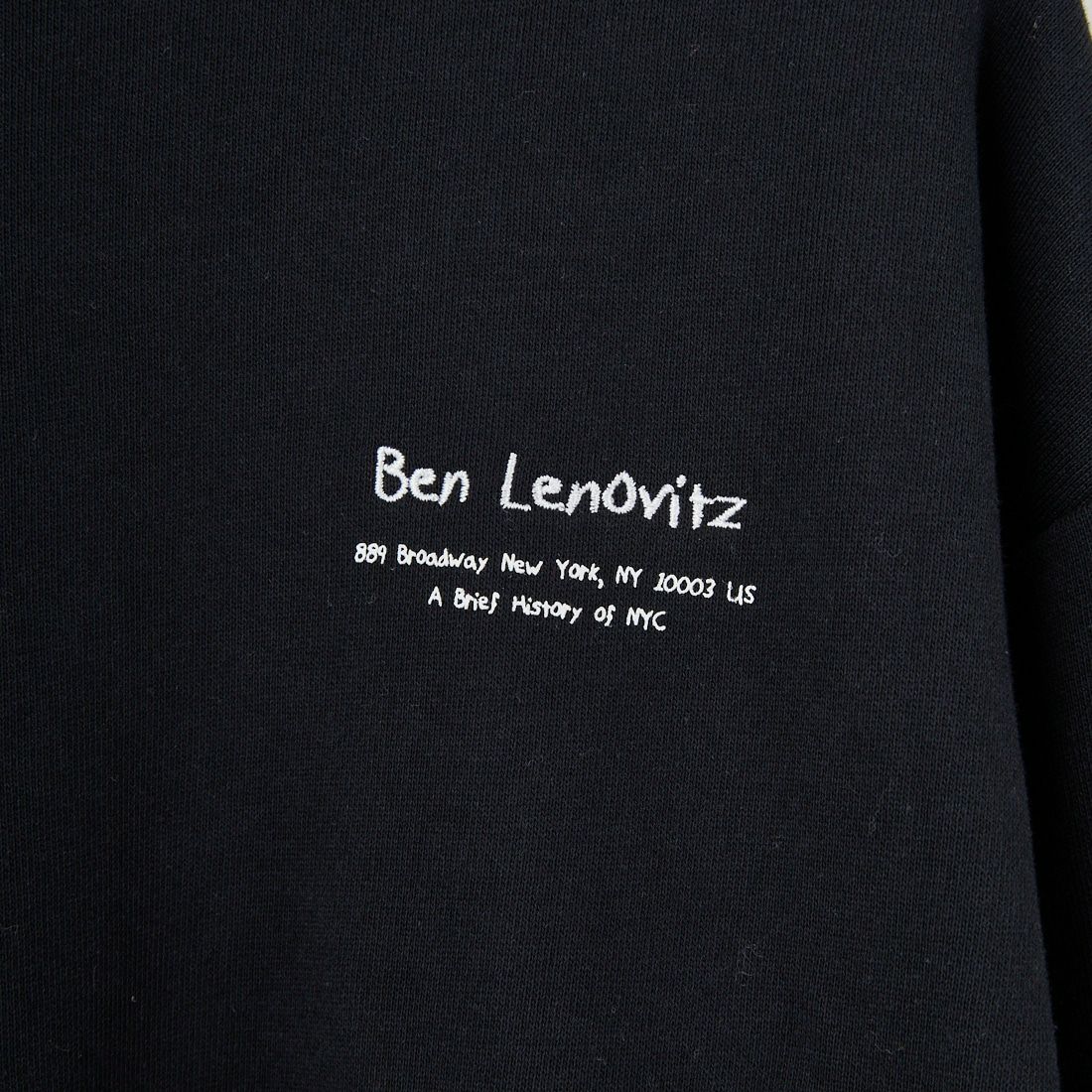 Ben Lenovitz [ベン レノビッツ] 別注 ドッグバックプリントスウェット [BL25F-002IN-JF] BLACK