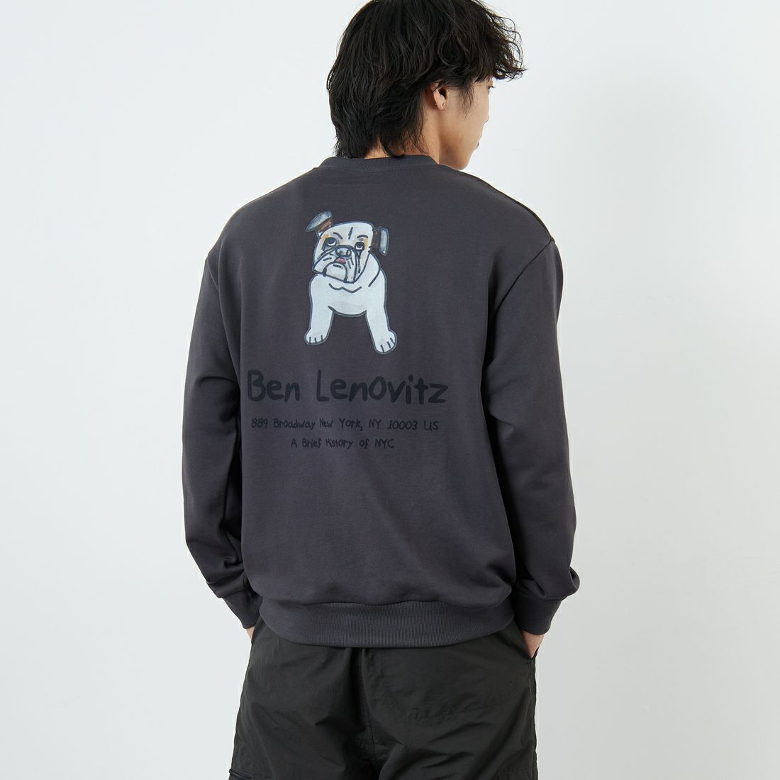 Ben Lenovitz [ベン レノビッツ] 別注 ドッグバックプリントスウェット [BL25F-003IN-JF]