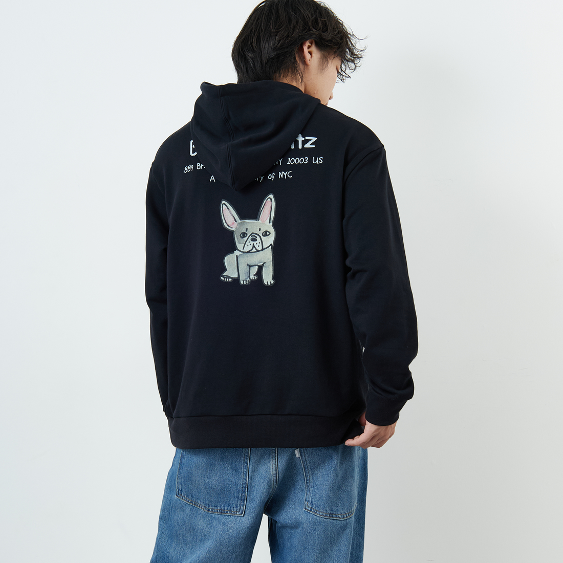 Ben Lenovitz [ベン レノビッツ] 別注 ドッグバックプリントスウェットパーカー [BL25F-004IN-JF]