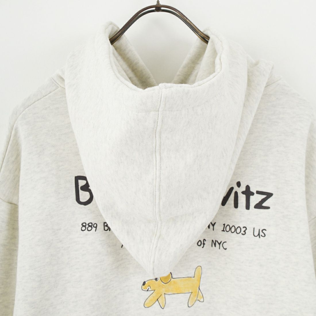 Ben Lenovitz [ベン レノビッツ] 別注 ドッグプリントスウェットパーカー [BL25F-005IN-JF] OATMEAL