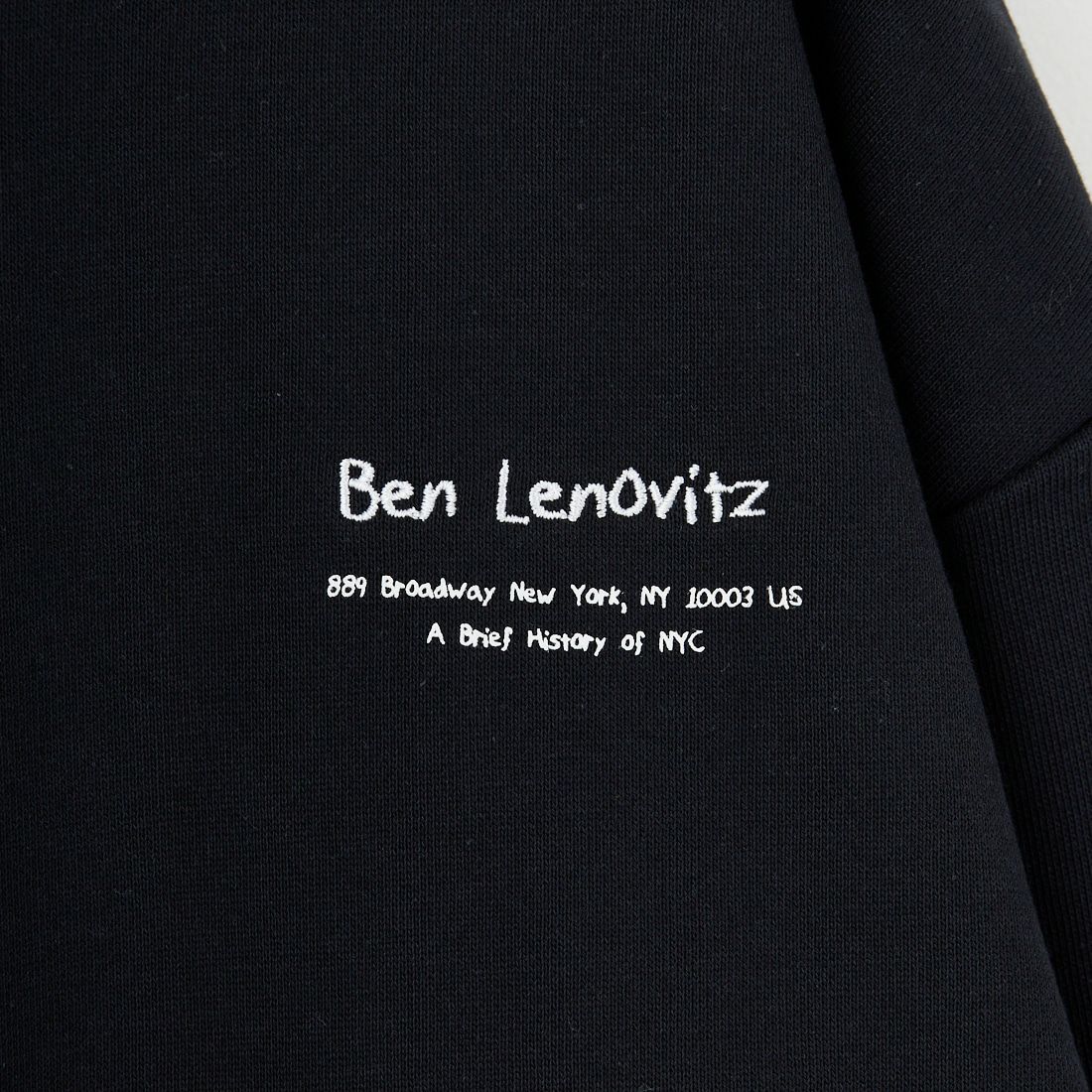 Ben Lenovitz [ベン レノビッツ] 別注 ドッグバックプリントスウェット [BL25F-002IN-JF] BLACK