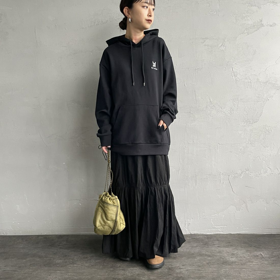 Ben Lenovitz [ベン レノビッツ] 別注 ドッグバックプリントスウェットパーカー [BL25F-004IN-JF] BLACK
