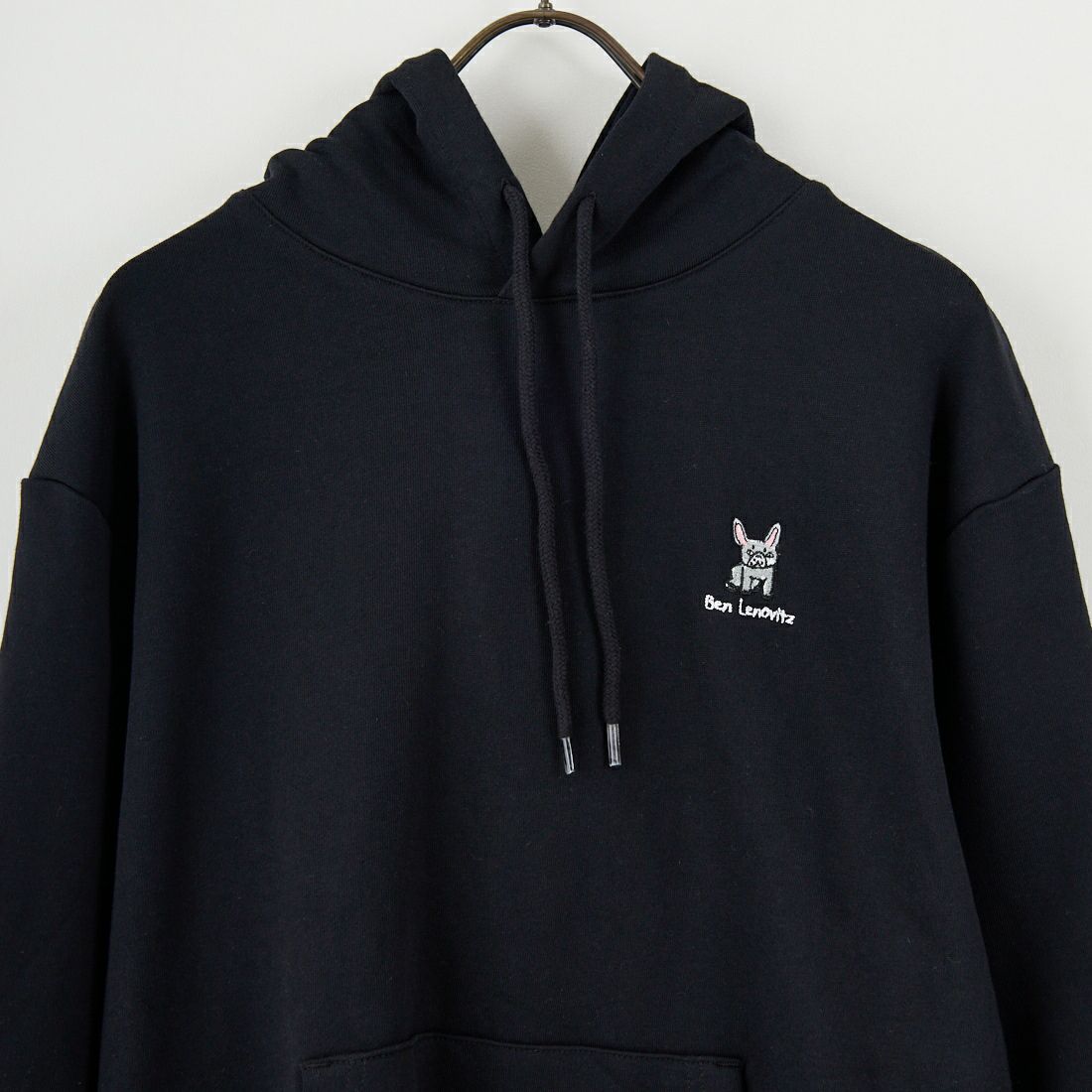 Ben Lenovitz [ベン レノビッツ] 別注 ドッグバックプリントスウェットパーカー [BL25F-004IN-JF] BLACK