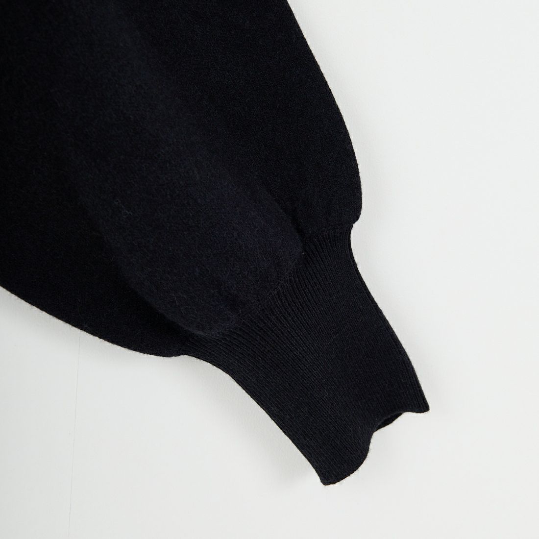 Jf Ready Made [ジェイエフレディメイド] スウェットデザイン総針ニットプルオーバー [3107201] 801 ﾌﾞﾗｯｸ