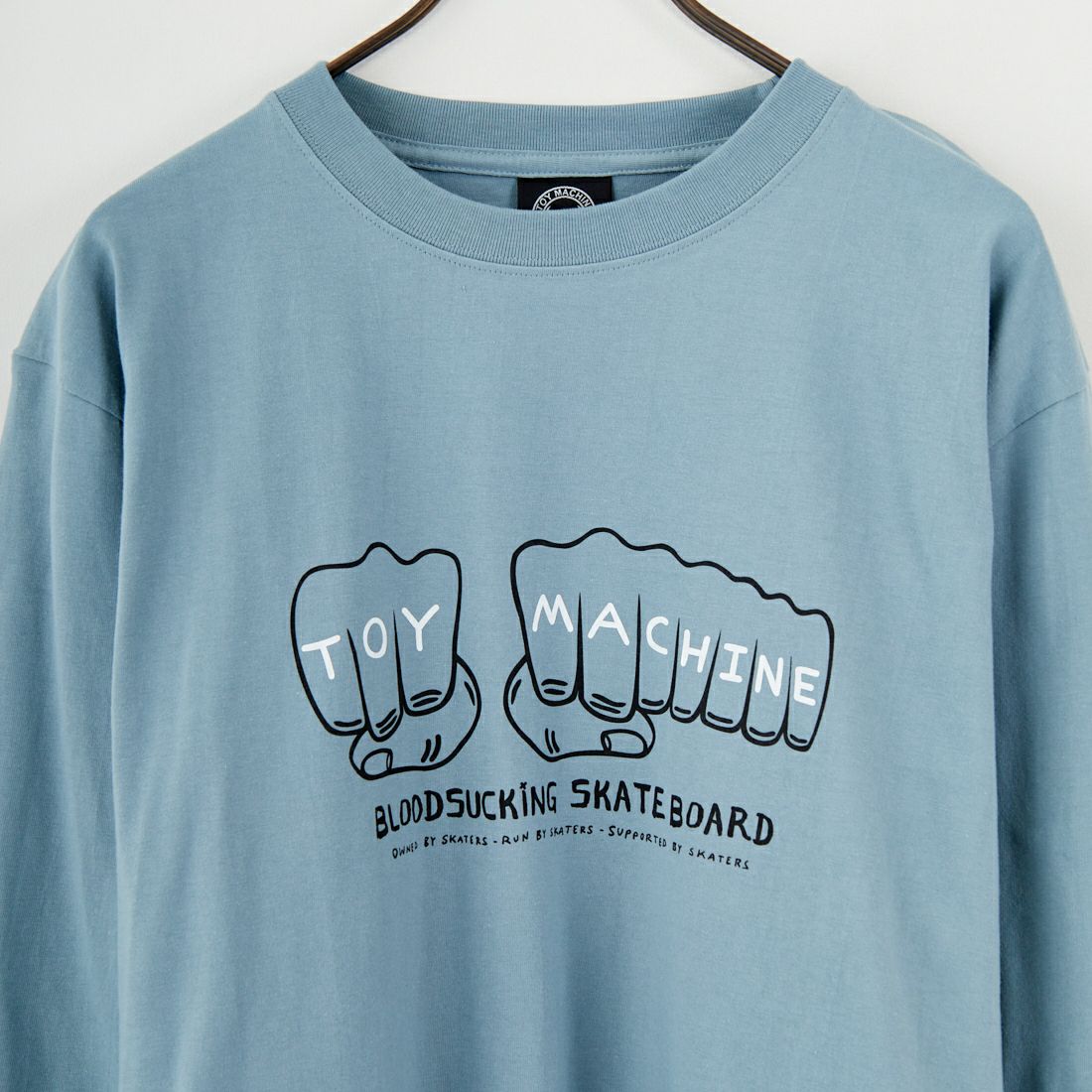 toy machine [トイマシーン] フィストロゴ ロングスリーブTシャツ [TMFFLT7] BLUE