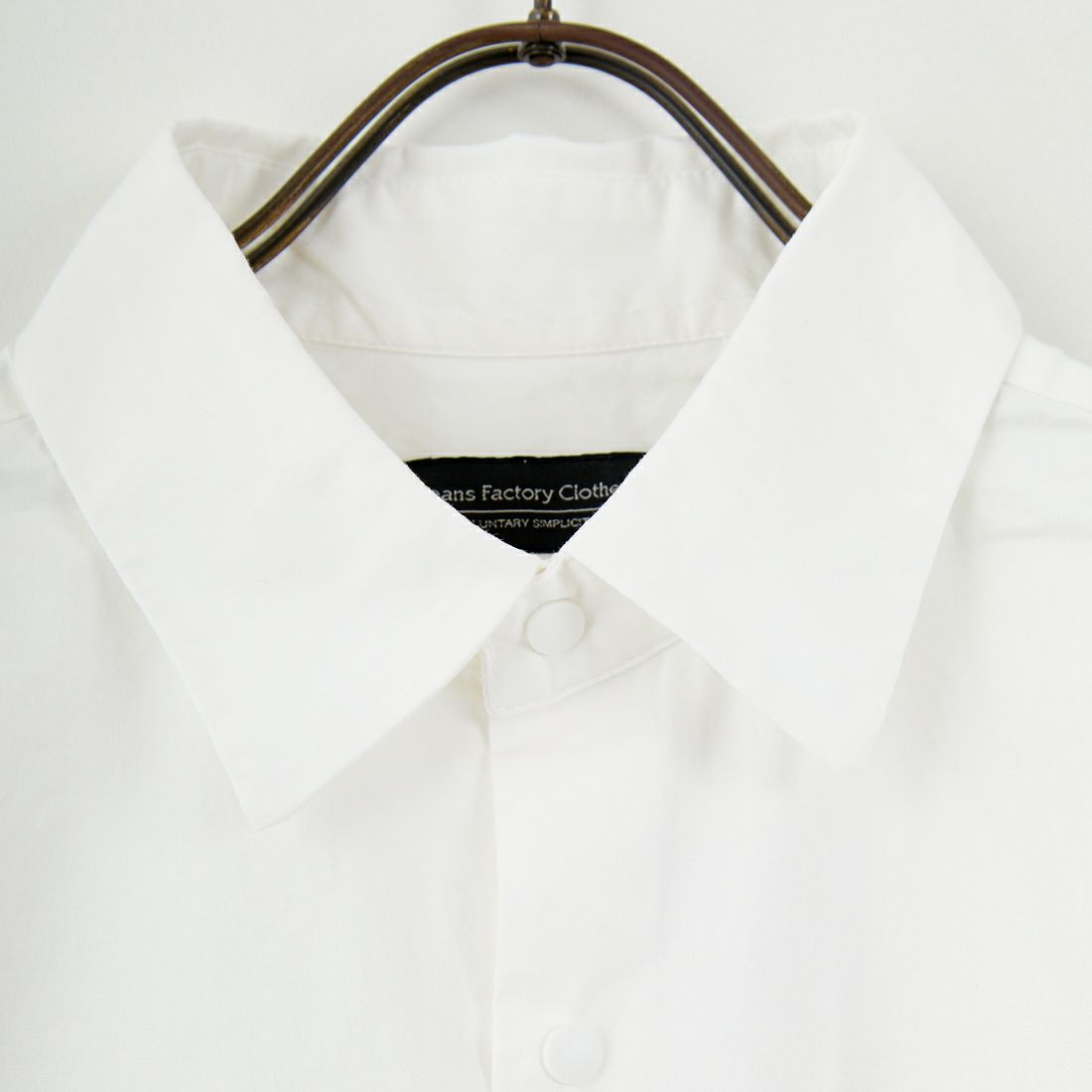 Jeans Factory Clothes [ジーンズファクトリークローズ] タイプライタードットボタンシャツ [EPC-55100] 1 IVORY