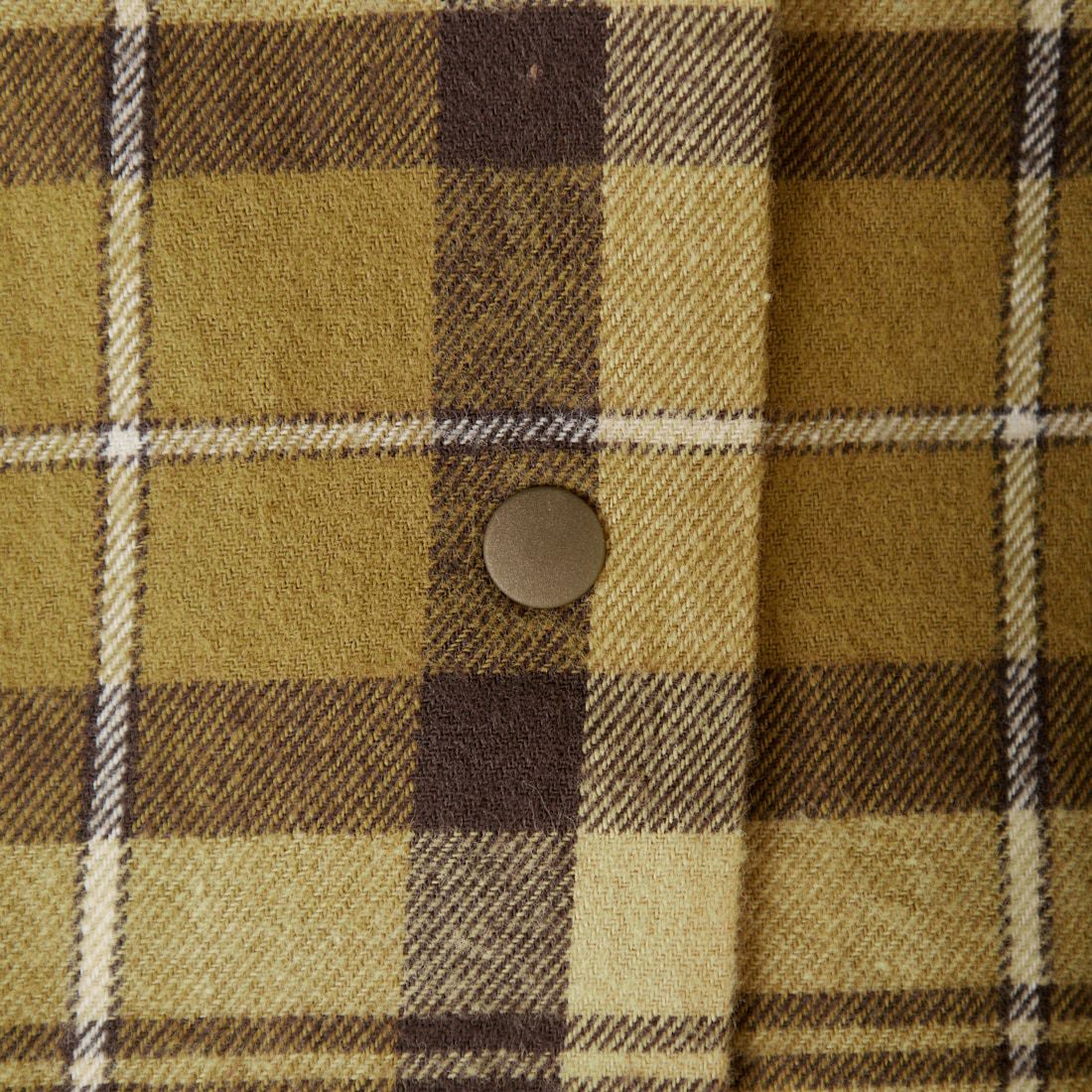 Jeans Factory Clothes [ジーンズファクトリークローズ] チェックドットボタンバンドカラーシャツ [EPC-55101] 1 BEIGE