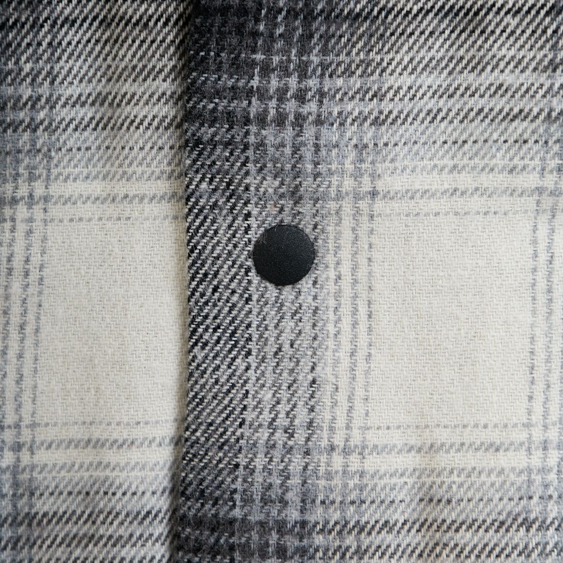 Jeans Factory Clothes [ジーンズファクトリークローズ] チェックドットボタンバンドカラーシャツ [EPC-55101] 4 GREY
