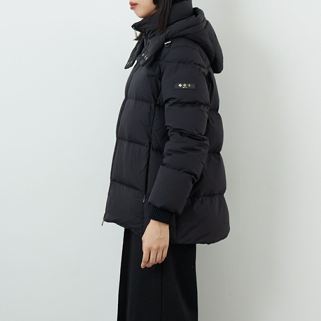 TATRAS [タトラス] NEPETA/ネペタ ダウンジャケット [LJXA0074010528] BLACK &&モデル身長：162cm 着用サイズ：2&&