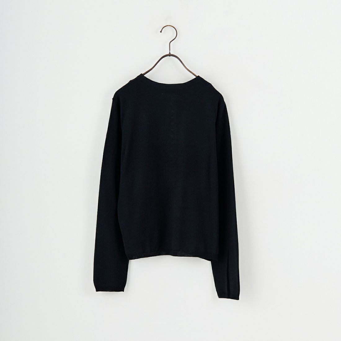 RIM.ARK [リムアーク] ホックデザインシルクブレンドニット [460IAL70-1191] BLK