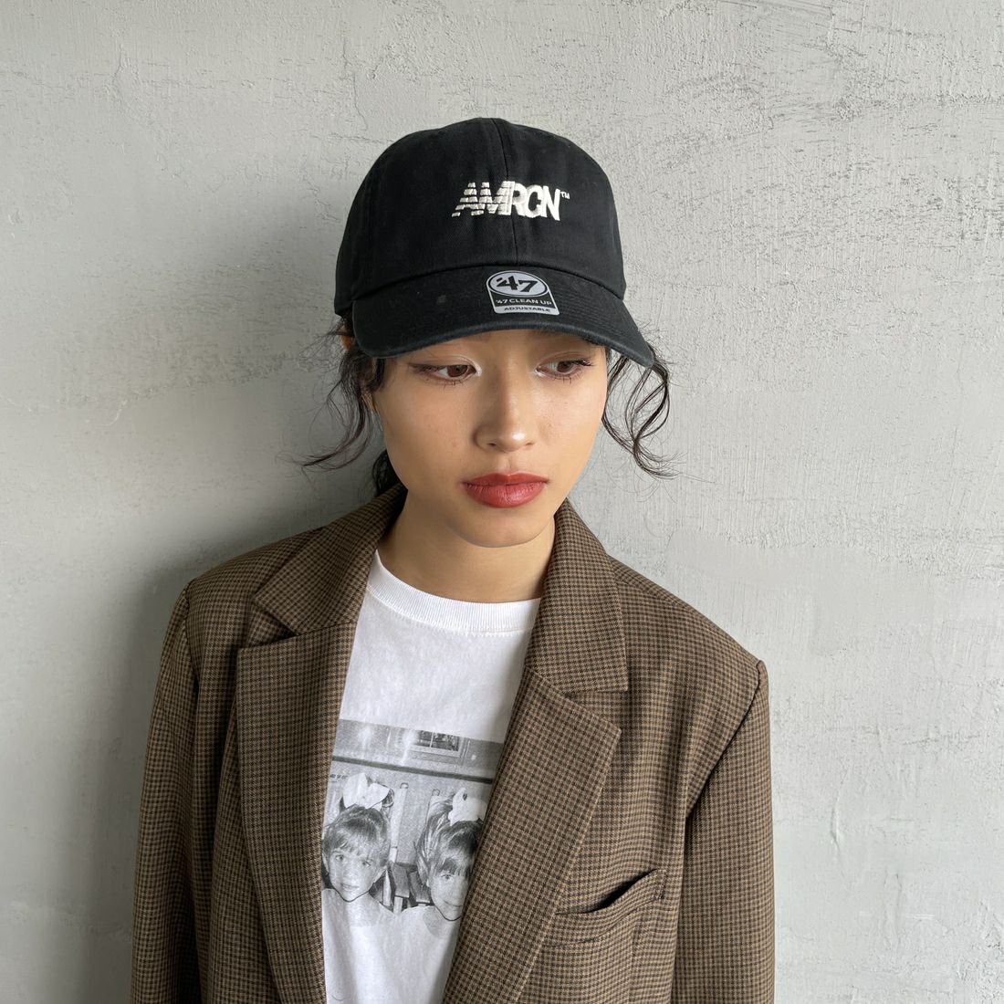 Americana [アメリカーナ] 47 クリーンナップキャップ [FC-024] ﾌﾞﾗｯｸ