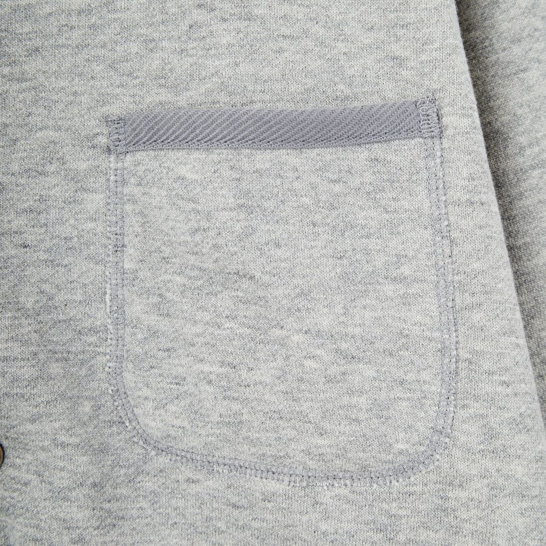 Vincent et Mireille [ヴァンソン エ ミレイユ] フレンチテリーカーディガン [VM252FT27110] 15 LT.GRAY