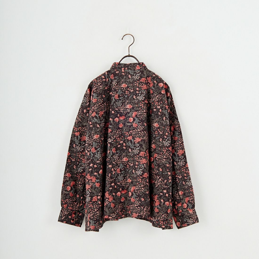 soil [ソイル] キャンブリック フラワープリントタイギャザーフライフロントシャツ [NSL25592] 9850 OFF.B