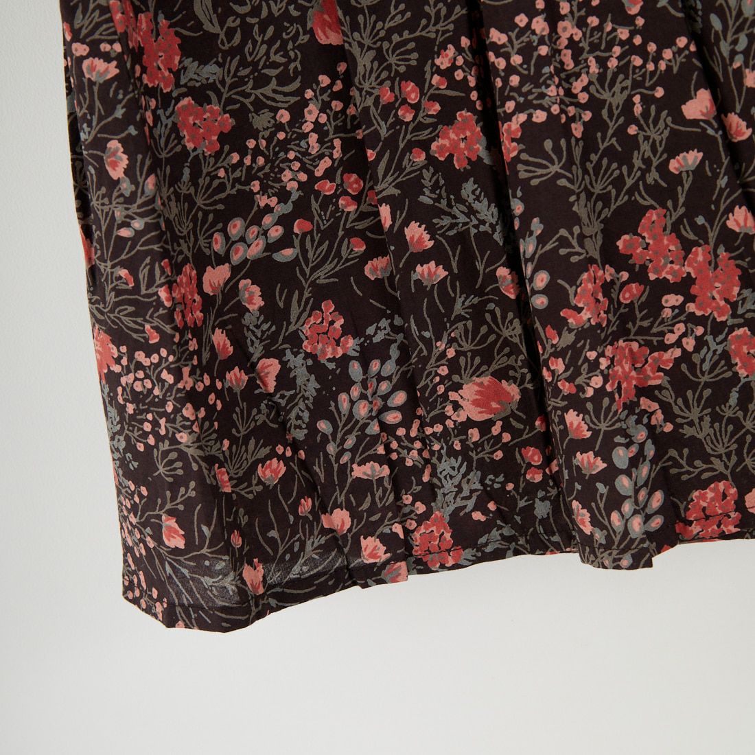 soil [ソイル] キャンブリック フラワープリントタイギャザーフライフロントシャツ [NSL25592] 9850 OFF.B