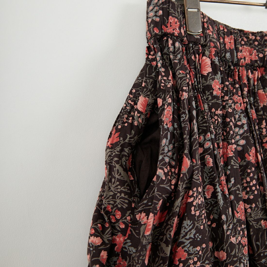 soil [ソイル] キャンブリック フラワープリントギャザースカート [NSL25595] 9850 OFF.B