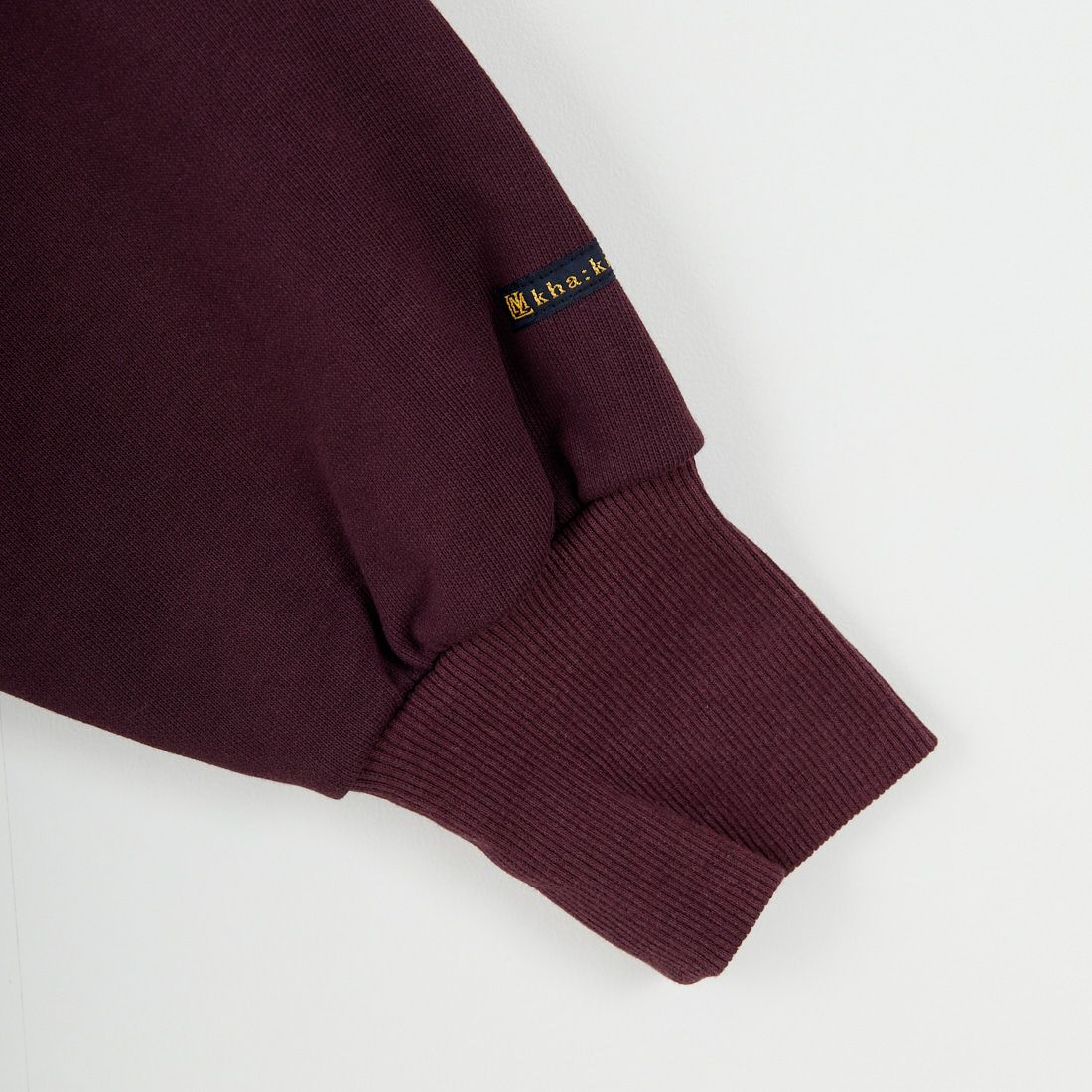 KHA:KI [カーキ] ハーフジップスウェットシャツ [MIL25FCS3466] BROWNRED