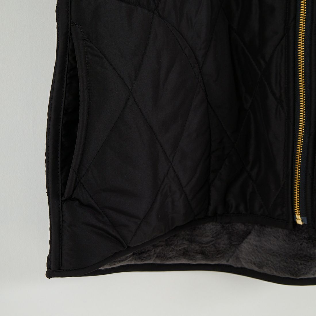 Jf Ready Made [ジェイエフレディメイド] パネトレーションファーキルトリバーシブルジャケット [8559204-01] 13 ﾁｬｺｰﾙ