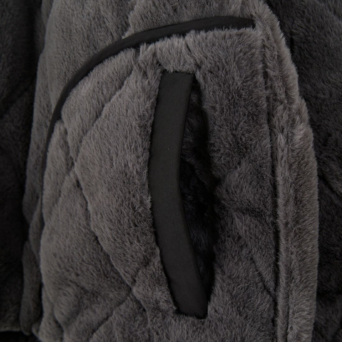 Jf Ready Made [ジェイエフレディメイド] パネトレーションファーキルトリバーシブルジャケット [8559204-01] 13 ﾁｬｺｰﾙ