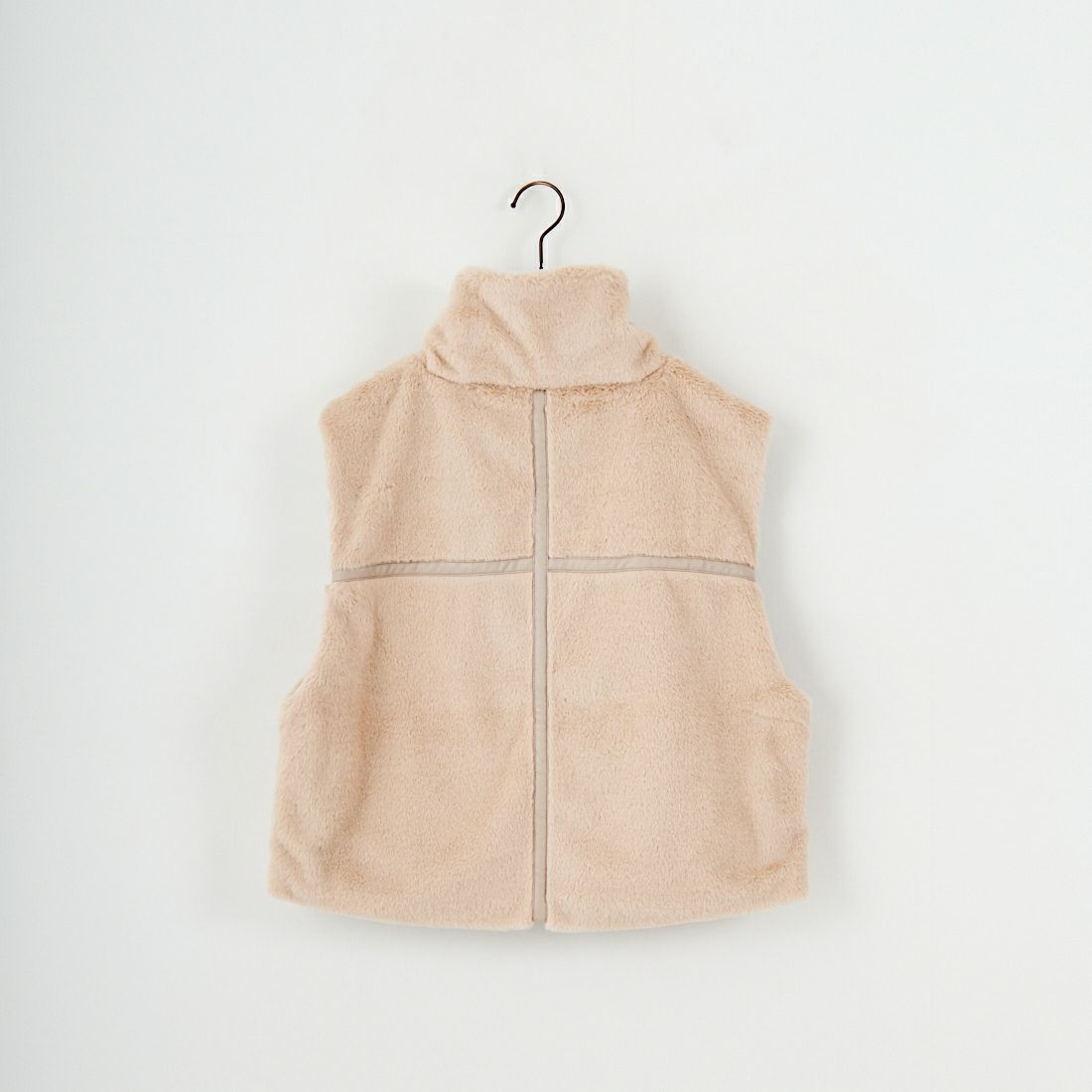 KHA:KI [カーキ] スタンドカラーファーベスト [MIL25FJK3228] BEIGE