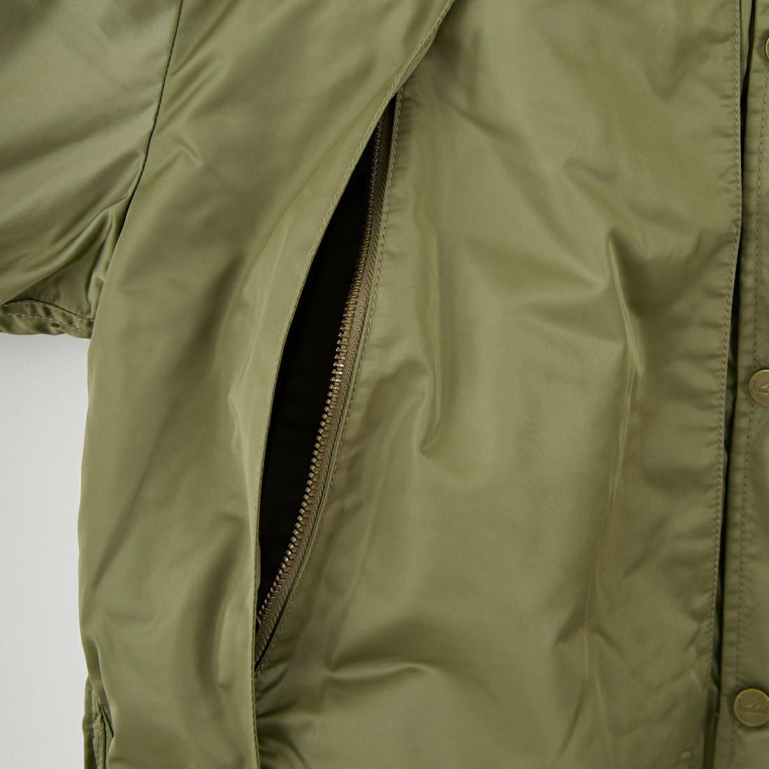 WOOLRICH [ウールリッチ] ハイカウントサテン フィッシングジャケット タイプ2 [WJOU2018] OLIVE
