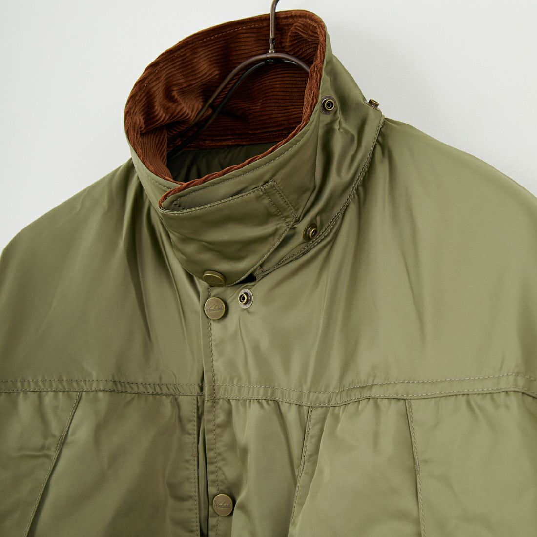 WOOLRICH [ウールリッチ] ハイカウントサテン フィッシングジャケット タイプ2 [WJOU2018] OLIVE