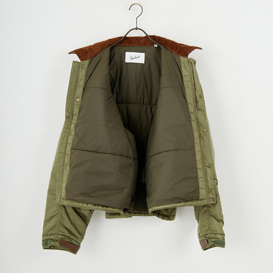 WOOLRICH [ウールリッチ] ハイカウントサテン フィッシングジャケット タイプ2 [WJOU2018] OLIVE