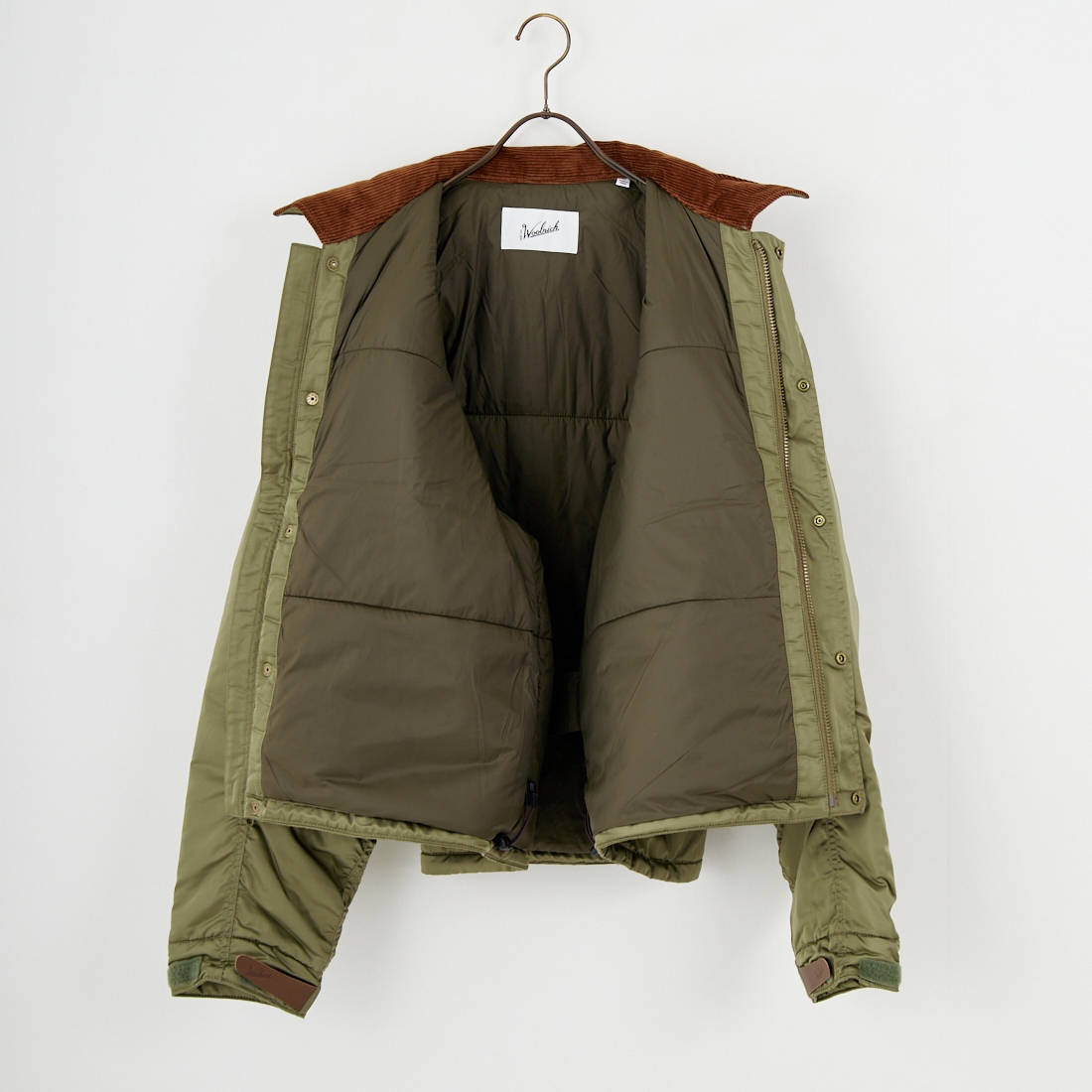 WOOLRICH [ウールリッチ] ハイカウントサテン フィッシングジャケット タイプ2 [WJOU2018] OLIVE