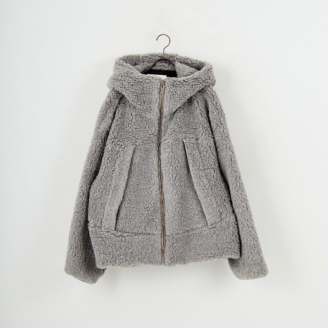 WOOLRICH [ウールリッチ] ボアフリースパーカー [WJOU2022] GRAY