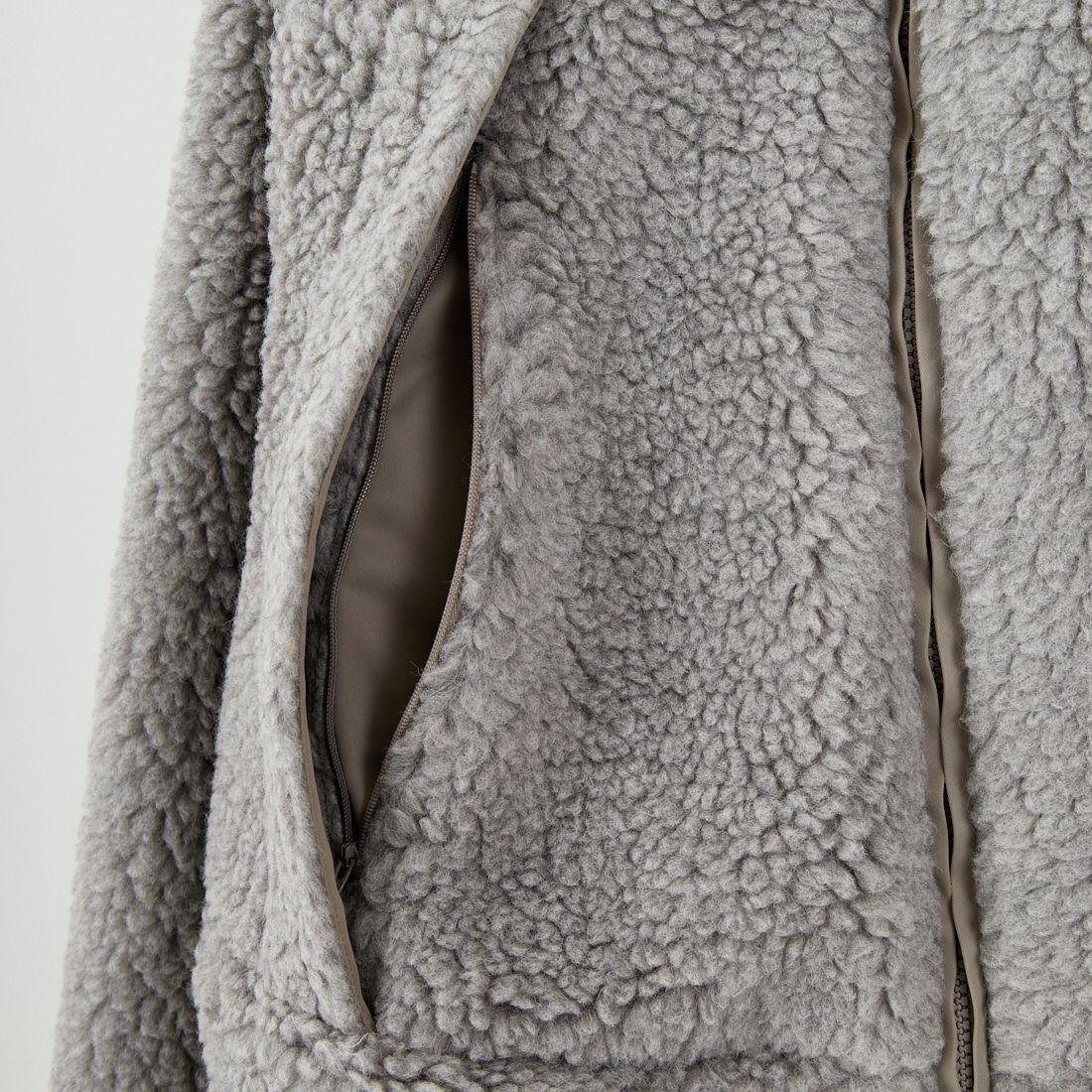 WOOLRICH [ウールリッチ] ボアフリースパーカー [WJOU2022] GRAY