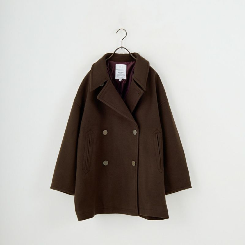 DANTON [ダントン] ウールライトパイルノーカラージャケット [DT