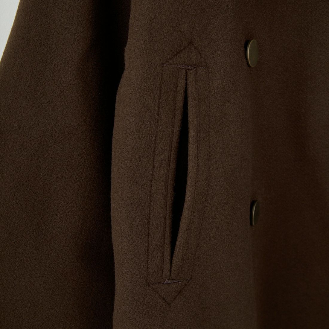 KHA:KI [カーキ] コクーンPコート [MIL25FJK3243] MOCHABROWN