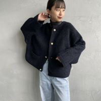NAVY&&モデル身長：150cm 着用サイズ：1&&