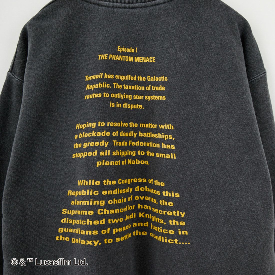 GOOD ROCK SPEED [グッドロックスピード] 別注 / STAR WARS / プリントスウェット [INTN-054-JF] CHARCOAL