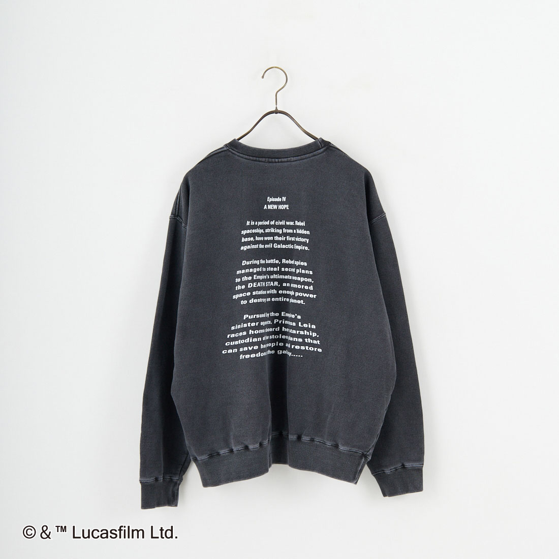 GOOD ROCK SPEED [グッドロックスピード] 別注 / STAR WARS / プリントスウェット [INTN-057-JF] CHARCOAL