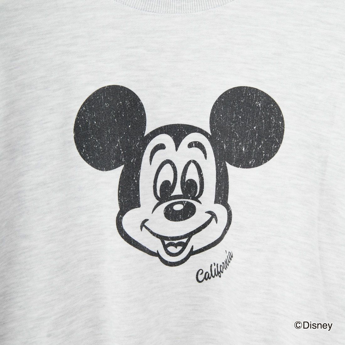 GOOD ROCK SPEED [グッドロックスピード] 別注 / MICKEY MOUSE / プリントスウェット [INTN-058-JF] ASH