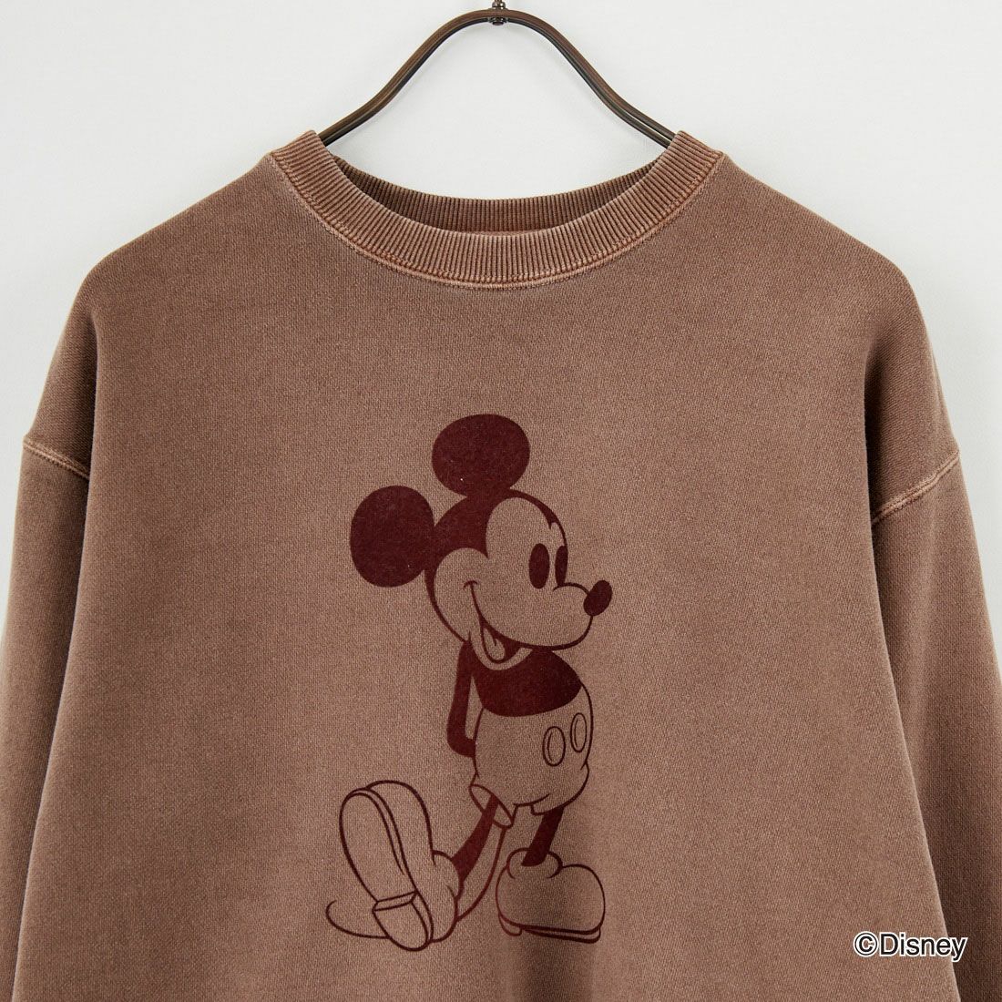 GOOD ROCK SPEED [グッドロックスピード] 別注 / MICKEY MOUSE / プリントスウェット [INTN-059-JF] BROWN