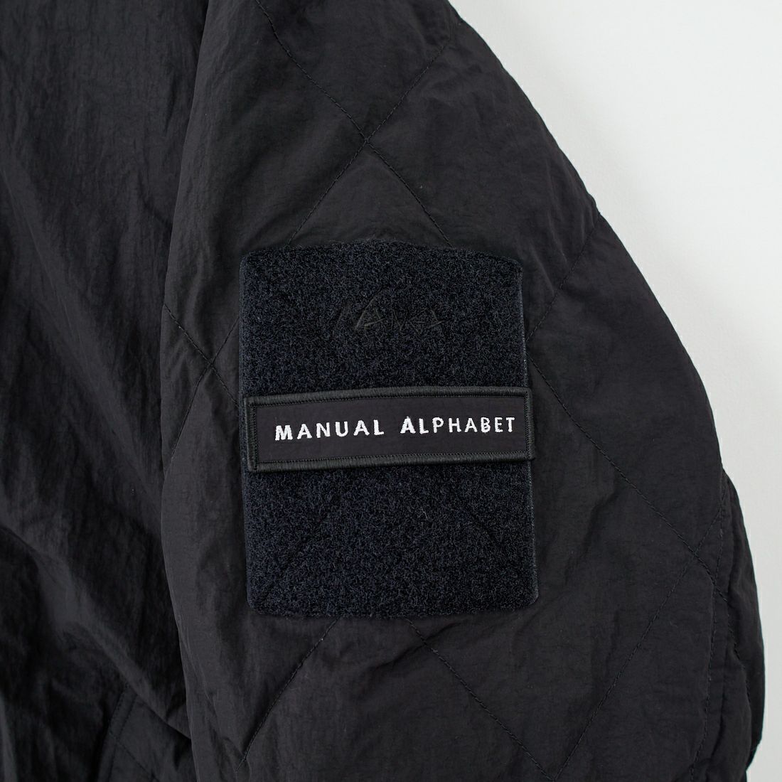 MANUAL ALPHABET × NANGA [マニュアルアルファベット × ナンガ] リバーシブル キルティングダウンコート [MA-J-377] BLACK