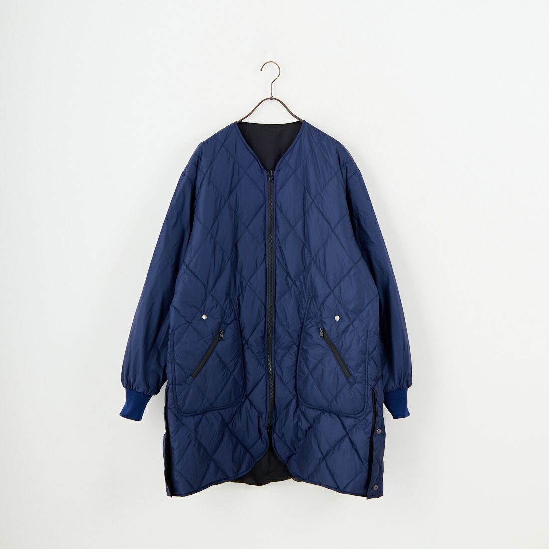 MANUAL ALPHABET × NANGA [マニュアルアルファベット × ナンガ] リバーシブル キルティングダウンコート [MA-J-377] BLACK