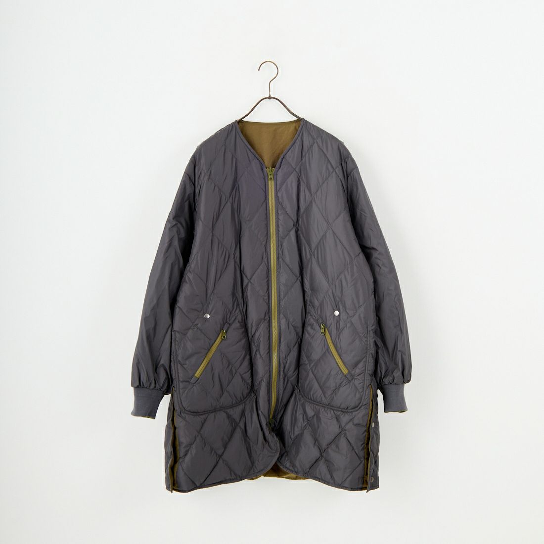 【新品！】MANUAL ALPHABET×NANGA キルティングダウンコート MANUAL ALPHABET × NANGA [マニュアルアルファベット × ナンガ