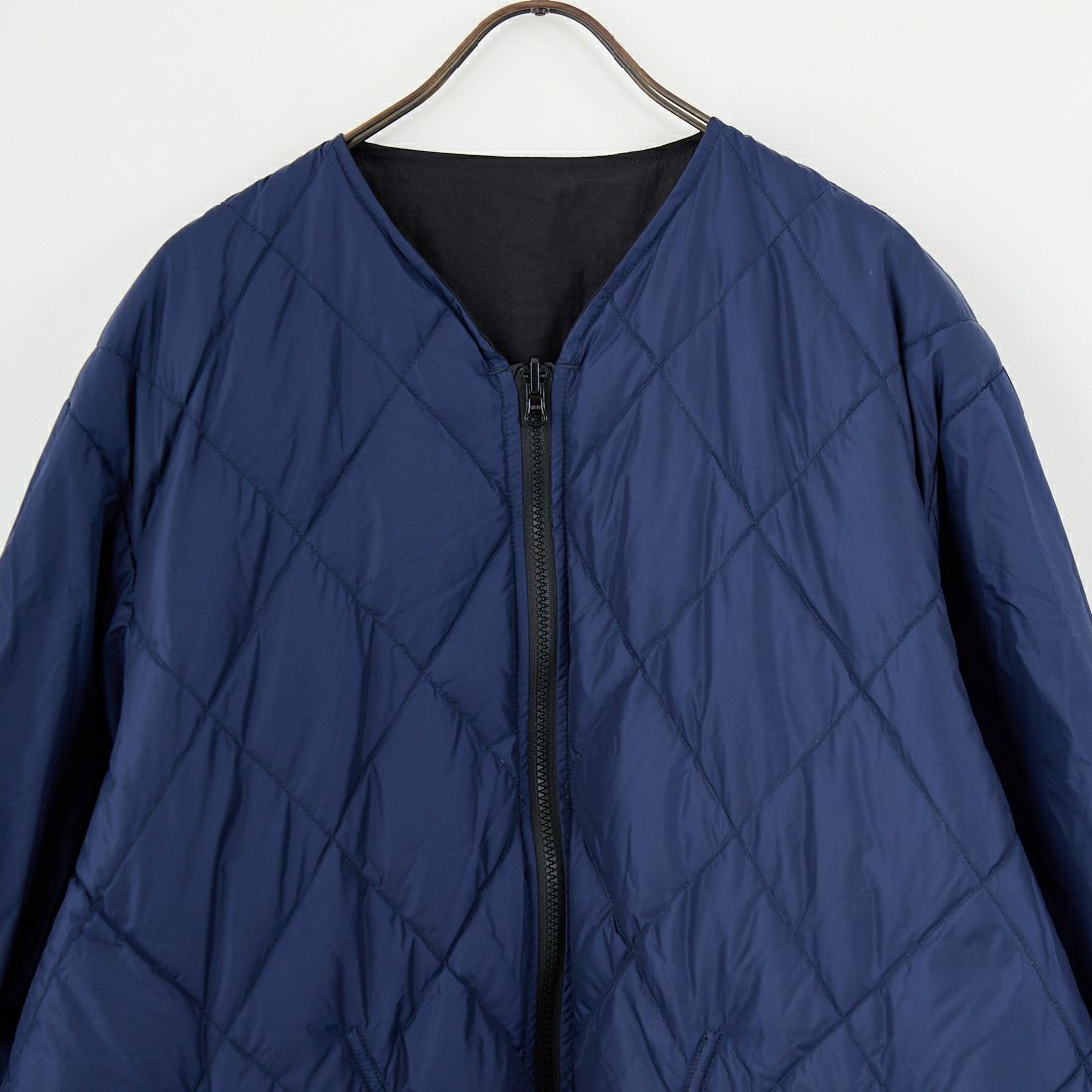 MANUAL ALPHABET × NANGA [マニュアルアルファベット × ナンガ] リバーシブル キルティングダウンコート [MA-J-377] BLACK