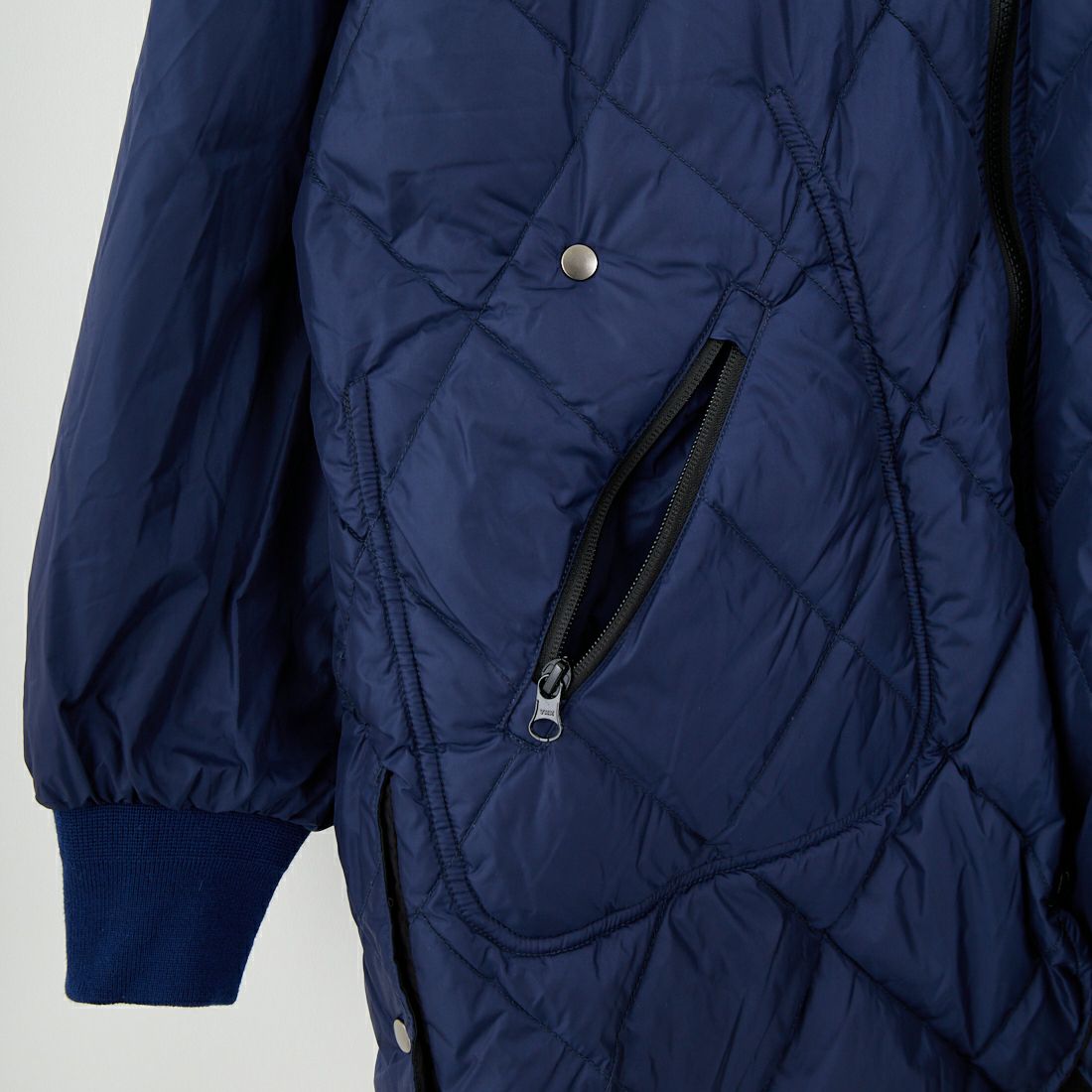 MANUAL ALPHABET × NANGA [マニュアルアルファベット × ナンガ] リバーシブル キルティングダウンコート [MA-J-377] BLACK