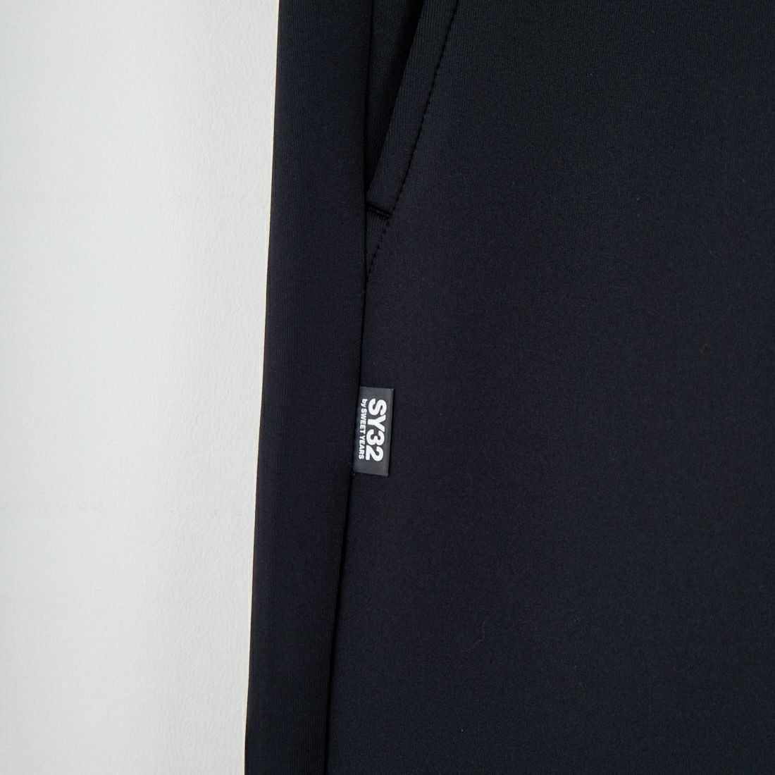 SY32 [エスワイサーティトゥ] ダブルニット スキニースウェットパンツ [15517] BLACK