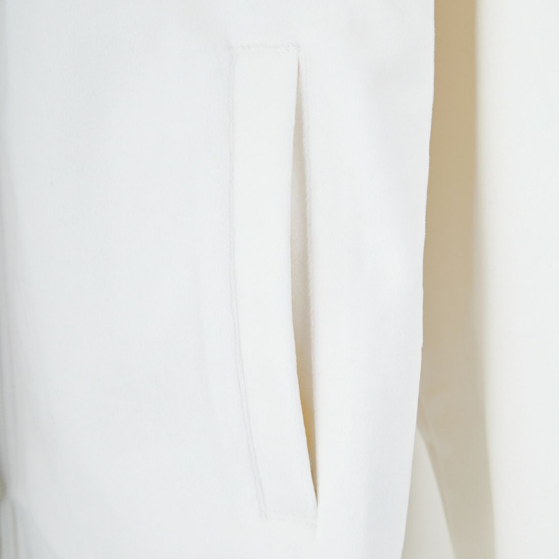 SY32 [エスワイサーティトゥ] ベロア 3レイヤージップフーディ [15518] WHITE